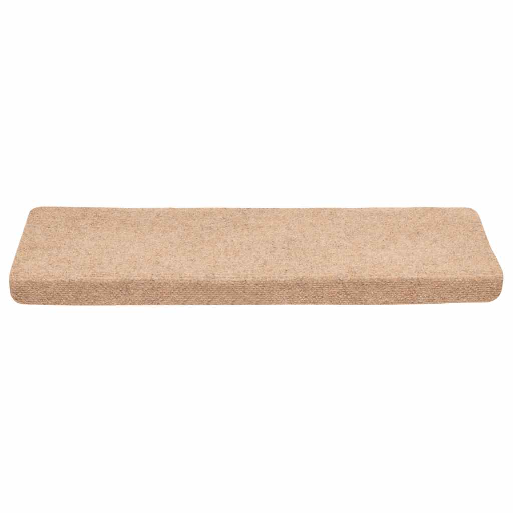 vidaXL Covorașe autoadezive pentru scări, 20 buc., 65x21x4 cm, margini dreptunghiulare, crem vidaXL Covorașe autoadezive pentru scări, 20 buc., 65x21x4 cm, margini dreptunghiulare, crem