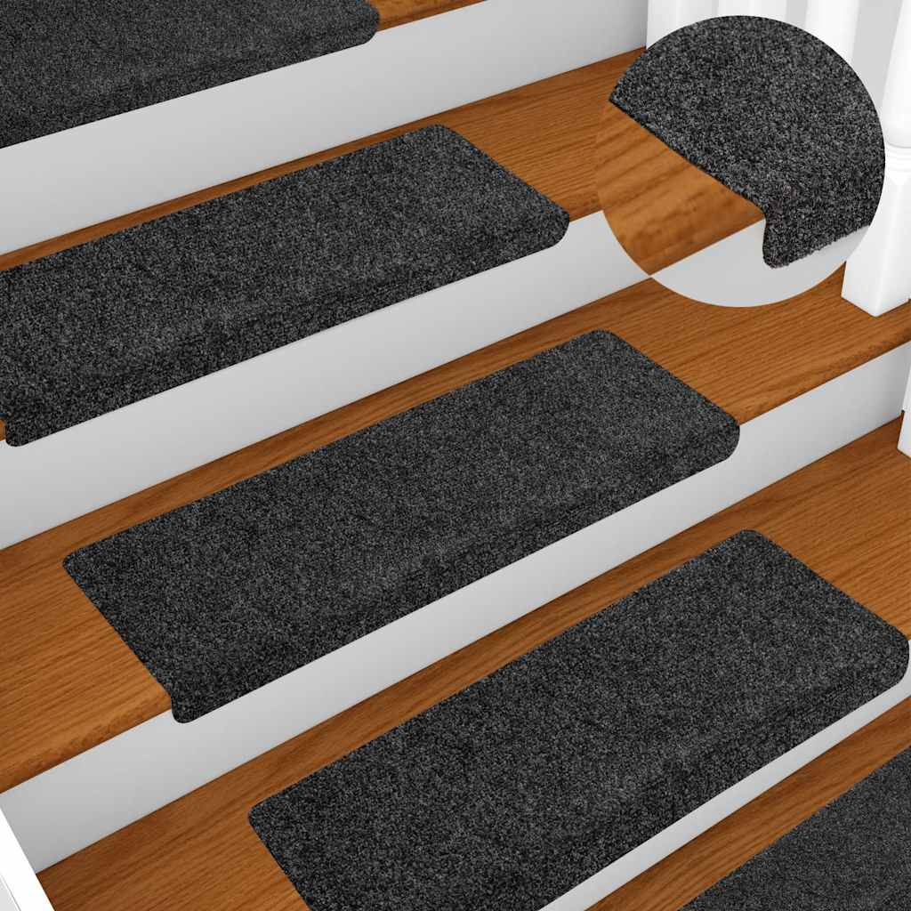 vidaXL Covorașe scări autoadezive, 20 buc., 65x21x4 cm, gri, cu margine dreptunghiulară vidaXL Covorașe scări autoadezive, 20 buc., 65x21x4 cm, gri, cu margine dreptunghiulară