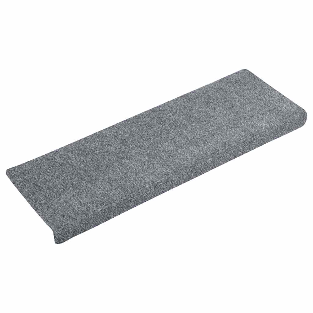 vidaXL Covorașe autoadezive pentru scări, 20 buc., 65x21x4 cm, gri deschis, cu margini dreptunghiulare vidaXL Covorașe autoadezive pentru scări, 20 buc., 65x21x4 cm, gri deschis, cu margini dreptunghiulare