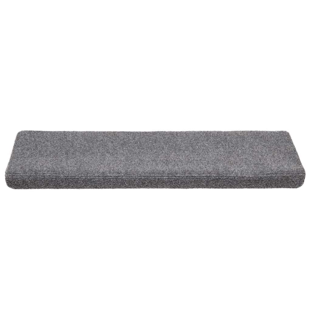 vidaXL Covorașe autoadezive pentru scări, 20 buc., 65x21x4 cm, gri deschis, cu margini dreptunghiulare vidaXL Covorașe autoadezive pentru scări, 20 buc., 65x21x4 cm, gri deschis, cu margini dreptunghiulare
