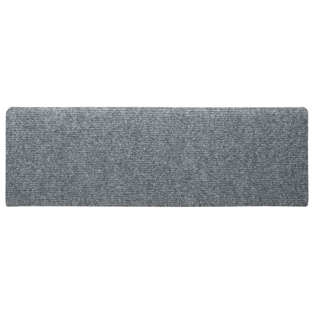 vidaXL Covorașe autoadezive pentru scări, 20 buc., 65x21x4 cm, gri deschis, cu margini dreptunghiulare vidaXL Covorașe autoadezive pentru scări, 20 buc., 65x21x4 cm, gri deschis, cu margini dreptunghiulare