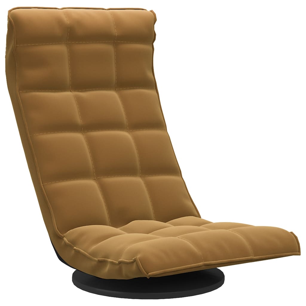vidaXL Scaun de podea pivotant, negru, catifea vidaXL Scaun de podea pivotant, negru, catifea