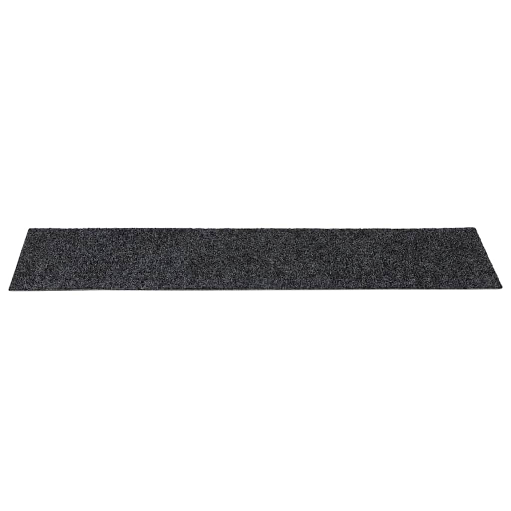 vidaXL Covorașe scări autoadezive, 30 buc., 76x20 cm, gri, dreptunghiulare vidaXL Covorașe scări autoadezive, 30 buc., 76x20 cm, gri, dreptunghiulare