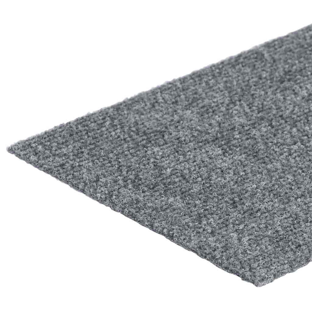 vidaXL Covorașe autoadezive pentru scări, 30 buc., 76x20 cm, gri deschis, dreptunghiulare