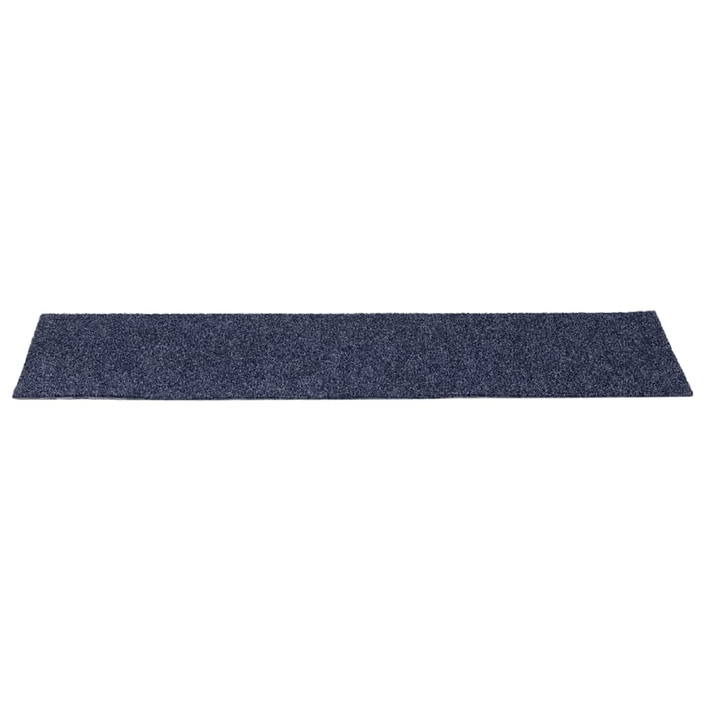 vidaXL Covorașe autoadezive pentru scări, 30 buc., 76x20 cm, gri, albastru, dreptunghiulare vidaXL Covorașe autoadezive pentru scări, 30 buc., 76x20 cm, gri, albastru, dreptunghiulare
