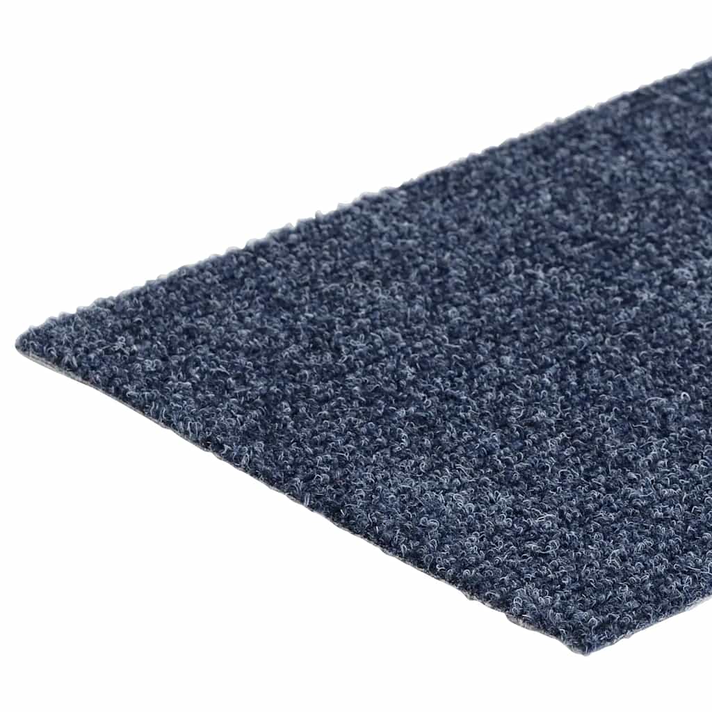 vidaXL Covorașe autoadezive pentru scări, 30 buc., 76x20 cm, gri, albastru, dreptunghiulare vidaXL Covorașe autoadezive pentru scări, 30 buc., 76x20 cm, gri, albastru, dreptunghiulare
