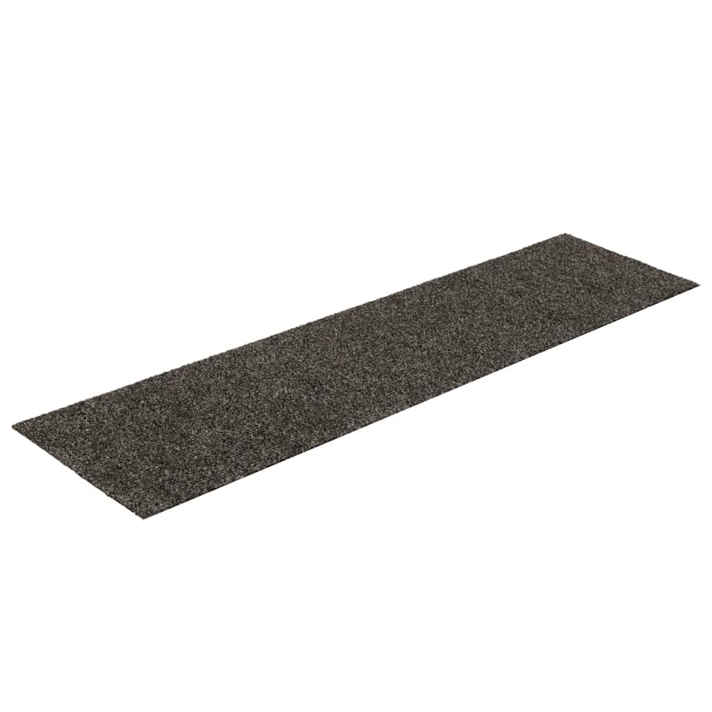 vidaXL Covorașe autoadezive pentru scări, 30 buc., 76x20 cm, antracit, dreptunghiulare