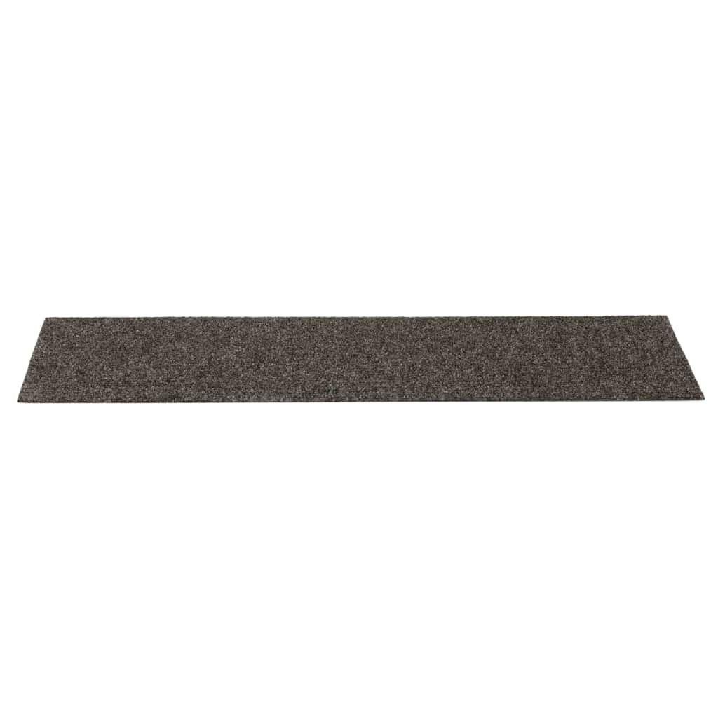 vidaXL Covorașe autoadezive pentru scări, 30 buc., 76x20 cm, antracit, dreptunghiulare