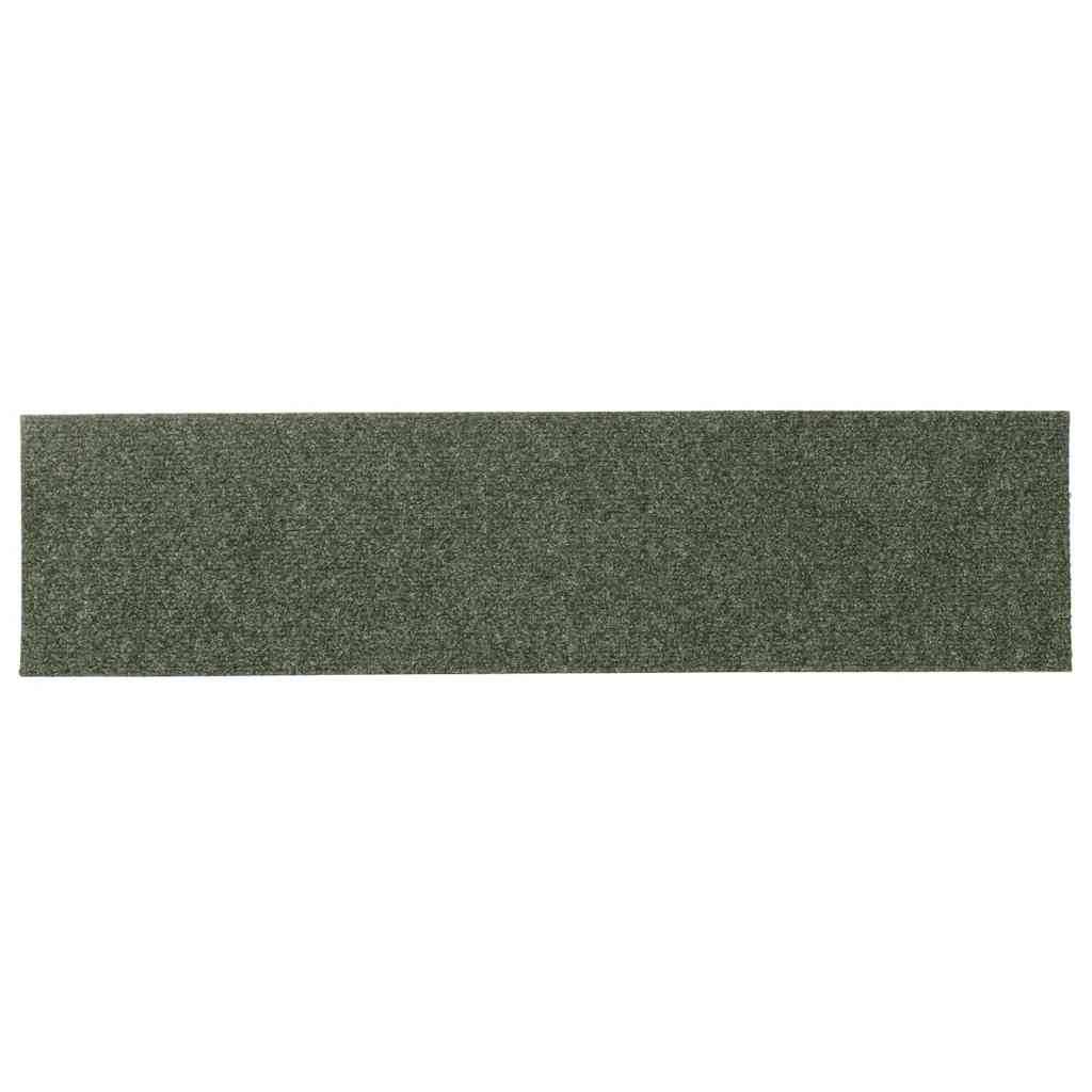 vidaXL Covorașe scări autoadezive, 30 buc., 76x20 cm, verde, dreptunghiulare vidaXL Covorașe scări autoadezive, 30 buc., 76x20 cm, verde, dreptunghiulare