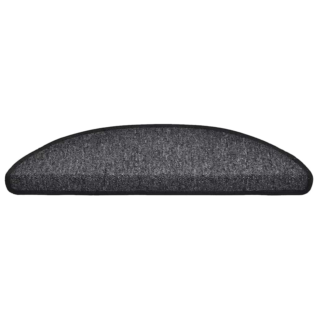 vidaXL Covorașe scări, 30 buc., 56x17x3 cm, antracit, semirotunde vidaXL Covorașe scări, 30 buc., 56x17x3 cm, antracit, semirotunde