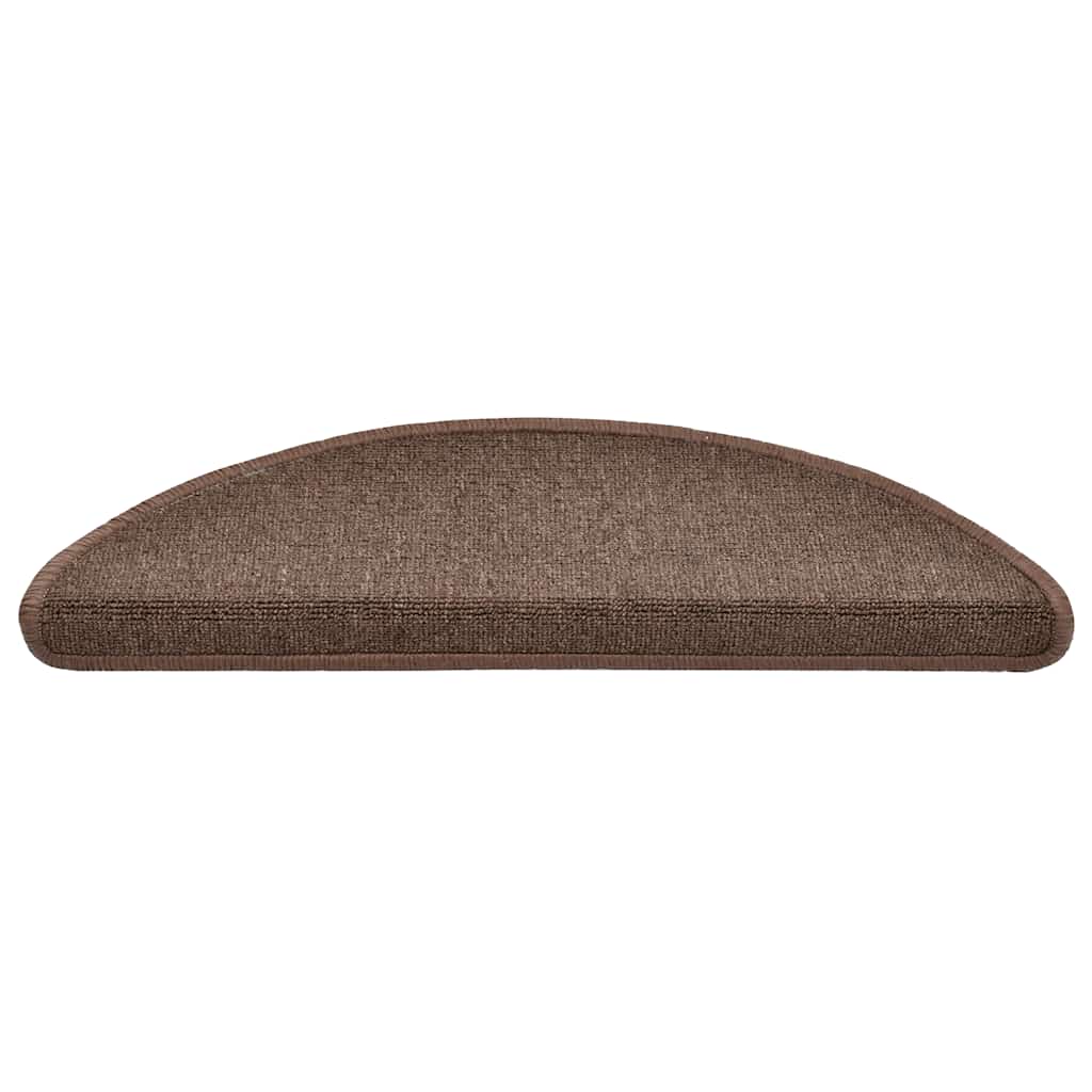 vidaXL Covorașe scări, 30 buc., 56x17x3 cm, maro cafea, semirotunde vidaXL Covorașe scări, 30 buc., 56x17x3 cm, maro cafea, semirotunde