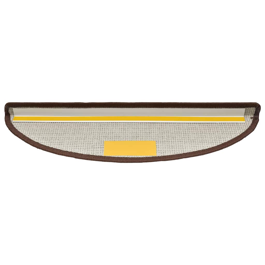 vidaXL Covorașe scări, 30 buc., 56x17x3 cm, maro cafea, semirotunde vidaXL Covorașe scări, 30 buc., 56x17x3 cm, maro cafea, semirotunde