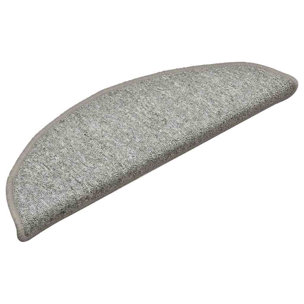 vidaXL Covorașe pentru scări, 30 buc., 56x17x3 cm, gri deschis, semirotunde vidaXL Covorașe pentru scări, 30 buc., 56x17x3 cm, gri deschis, semirotunde
