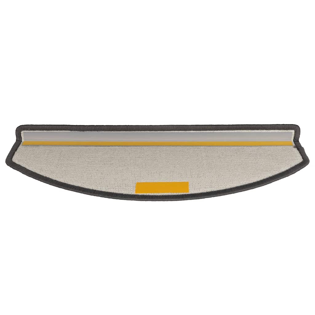vidaXL Covorașe pentru scări, 30 buc., 65x24x4 cm, gri închis, semirotunde, mari