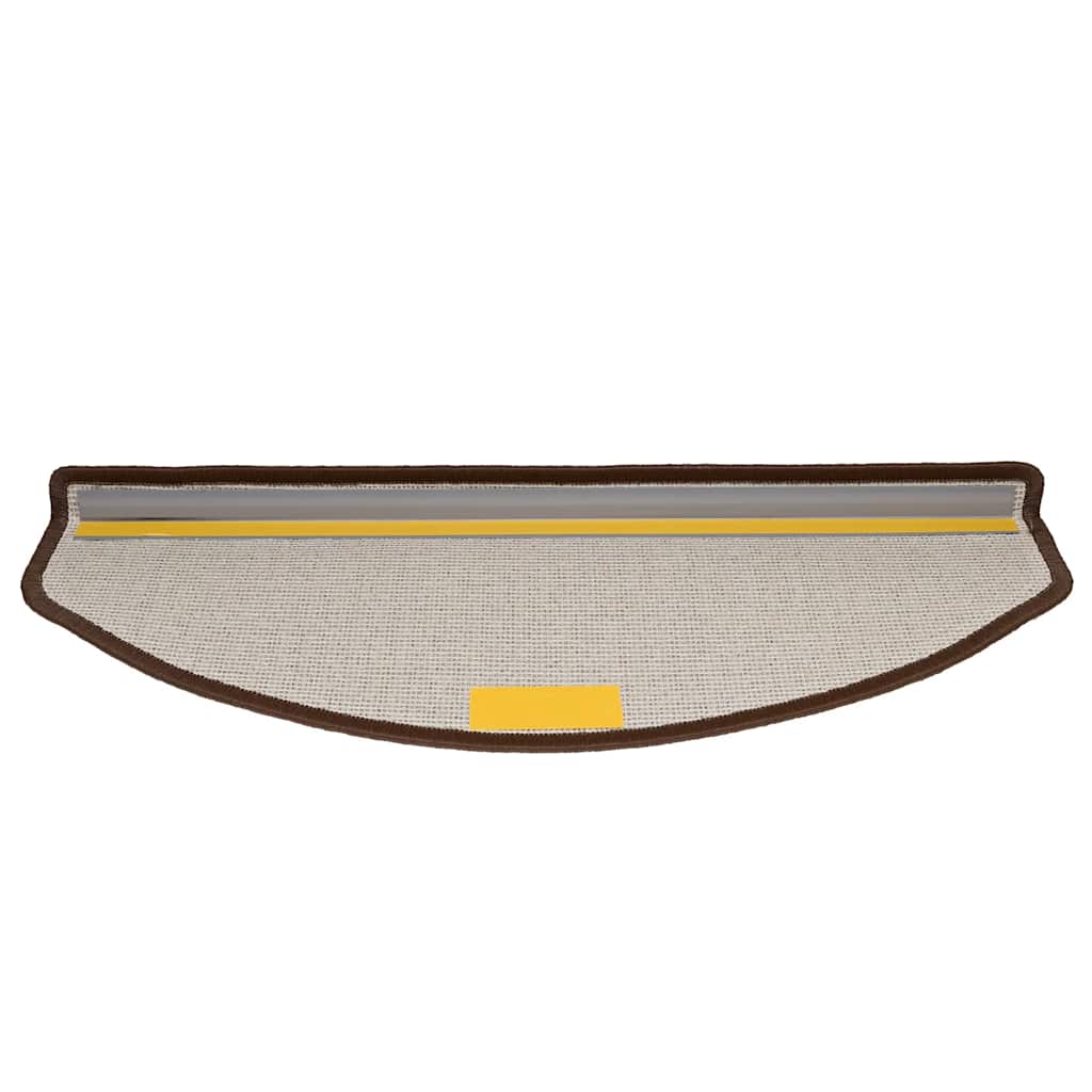vidaXL Covorașe scări, 30 buc., 65x24x4 cm, maro cafea, semirotunde, mari vidaXL Covorașe scări, 30 buc., 65x24x4 cm, maro cafea, semirotunde, mari