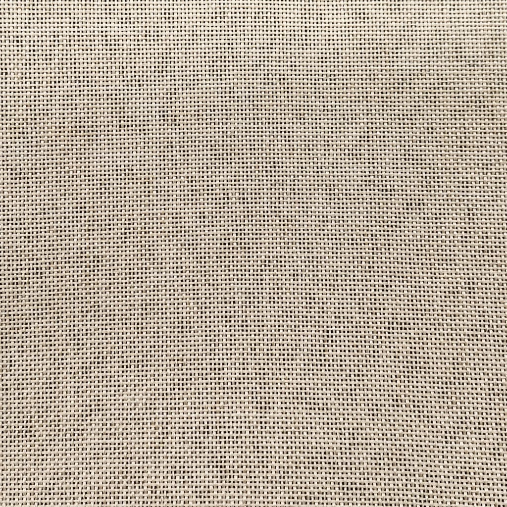 vidaXL Scaun de podea pivotant, crem, material textil