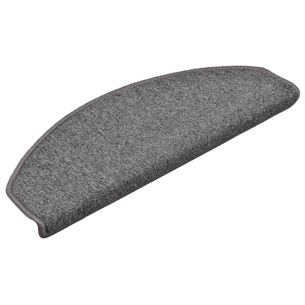 vidaXL Covorașe pentru scări, 30 buc., 65x24x4 cm, gri închis, semirotunde, mari vidaXL Covorașe pentru scări, 30 buc., 65x24x4 cm, gri închis, semirotunde, mari