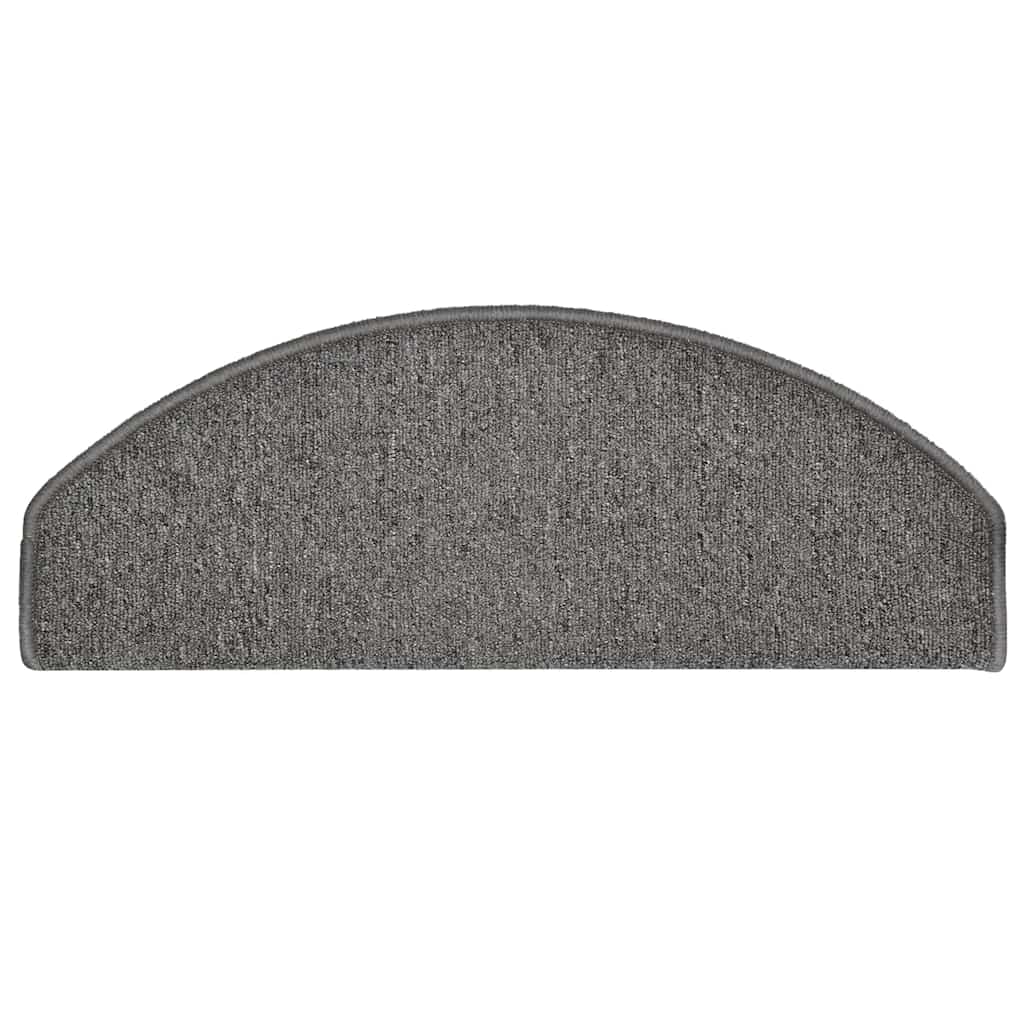 vidaXL Covorașe pentru scări, 30 buc., 65x24x4 cm, gri închis, semirotunde, mari vidaXL Covorașe pentru scări, 30 buc., 65x24x4 cm, gri închis, semirotunde, mari
