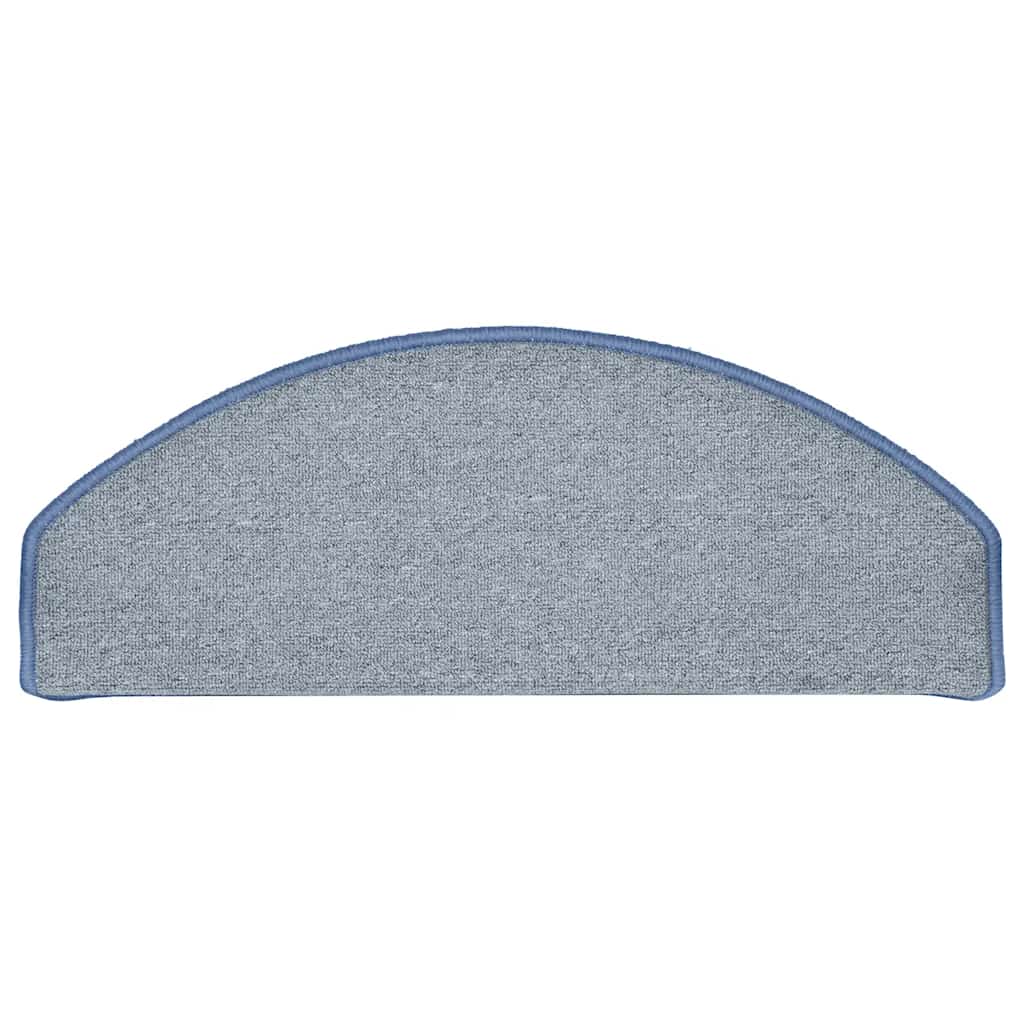 vidaXL Covorașe pentru scări, 30 buc., 65x24x4 cm, gri deschis și albastru, semirotunde, mari vidaXL Covorașe pentru scări, 30 buc., 65x24x4 cm, gri deschis și albastru, semirotunde, mari