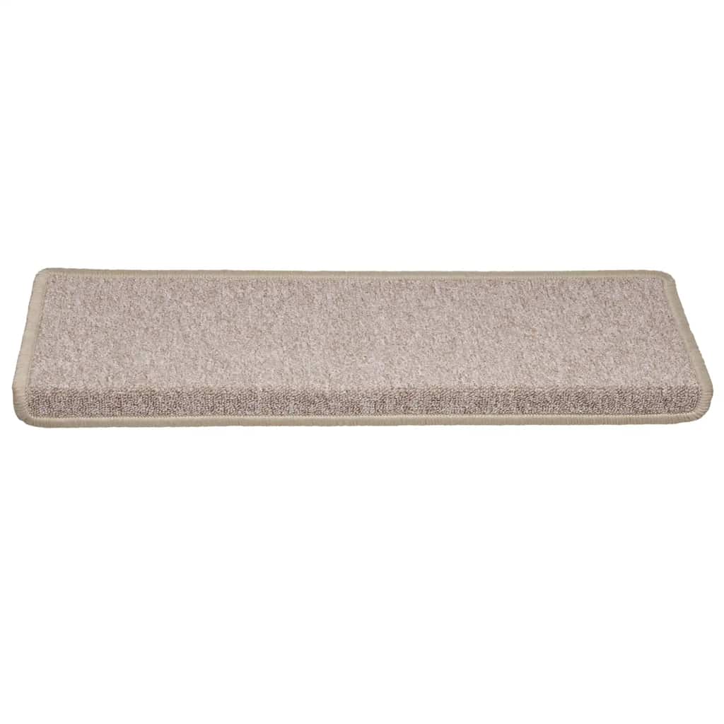 vidaXL Covorașe pentru scări, 30 buc., 65x21x4 cm, margini dreptunghiulare, gri taupe vidaXL Covorașe pentru scări, 30 buc., 65x21x4 cm, margini dreptunghiulare, gri taupe