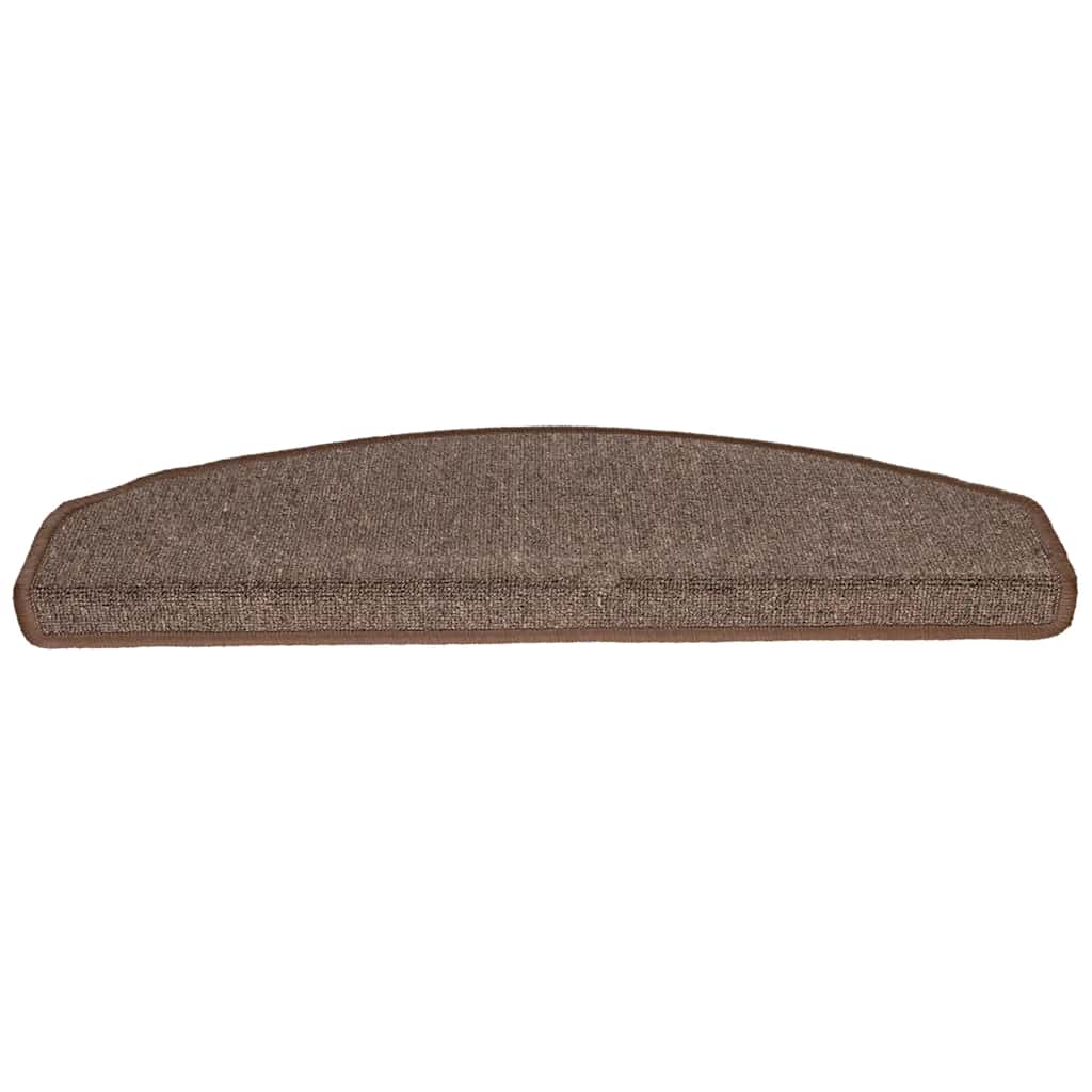 vidaXL Covorașe scară 20 buc cafea maro 65x24x4 cm