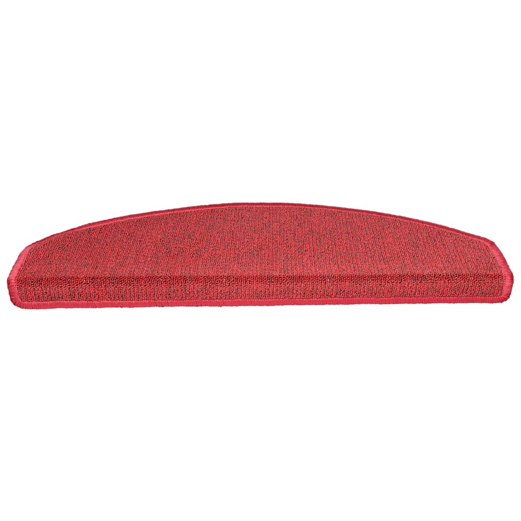 vidaXL Covorașe scară 20 buc Roșu Bordeaux 65x24x4 cm