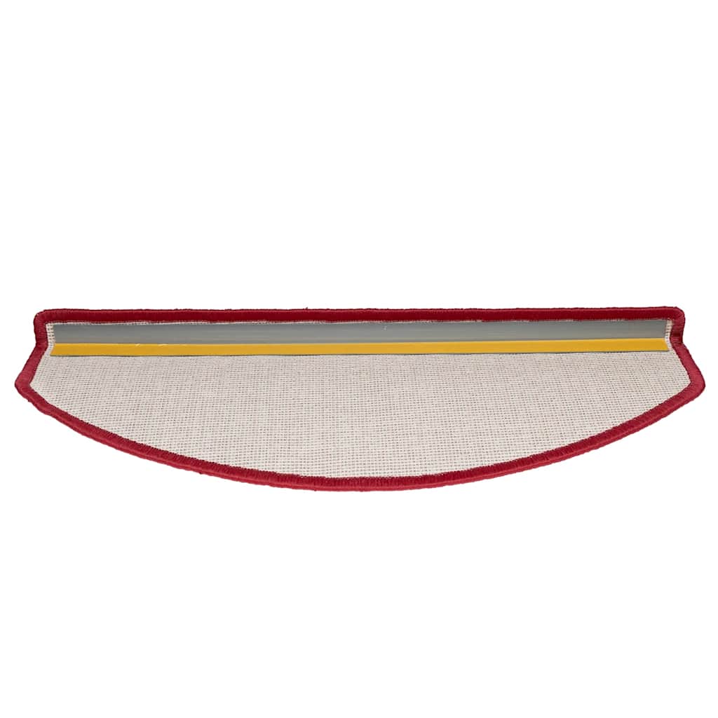 vidaXL Covorașe scară 20 buc Roșu Bordeaux 65x24x4 cm