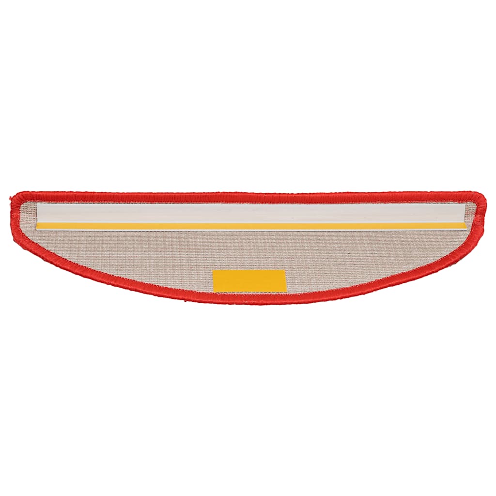 vidaXL Covorașe pentru scări, 30 buc., 56x17x3 cm, roșii, semirotunde vidaXL Covorașe pentru scări, 30 buc., 56x17x3 cm, roșii, semirotunde