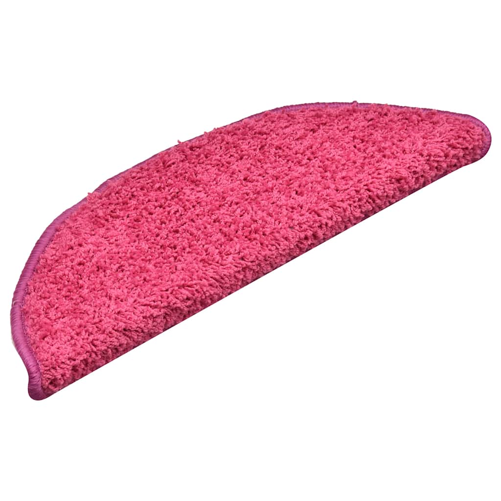 vidaXL Covorașe pentru scări, 30 buc., 56x17x3 cm, roz, semirotunde vidaXL Covorașe pentru scări, 30 buc., 56x17x3 cm, roz, semirotunde