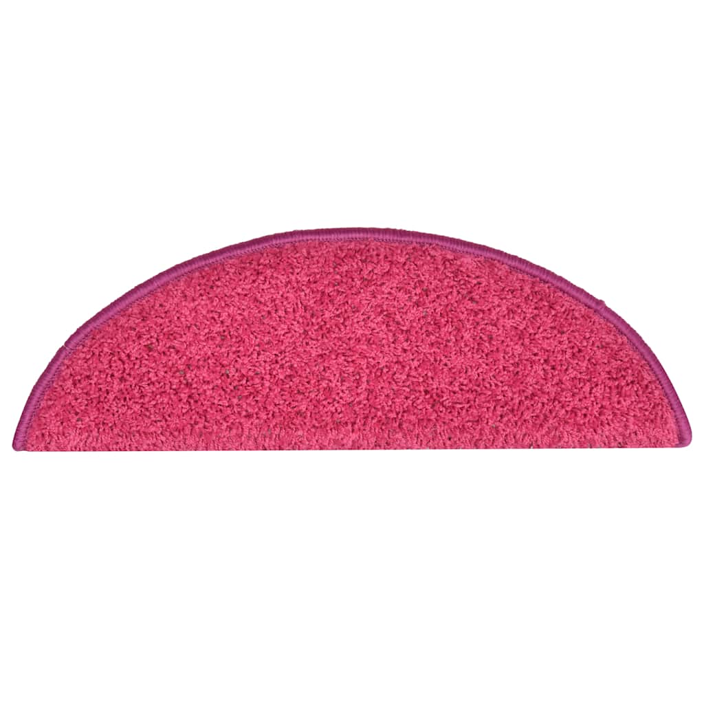 vidaXL Covorașe pentru scări, 30 buc., 56x17x3 cm, roz, semirotunde vidaXL Covorașe pentru scări, 30 buc., 56x17x3 cm, roz, semirotunde