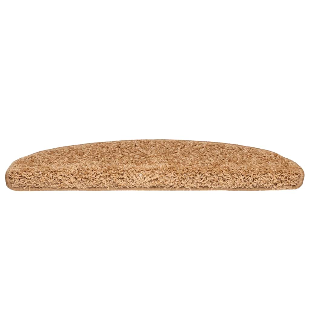 vidaXL Covorașe pentru scări, 30 buc., 65x21x4 cm, bej, semirotunde, mari vidaXL Covorașe pentru scări, 30 buc., 65x21x4 cm, bej, semirotunde, mari