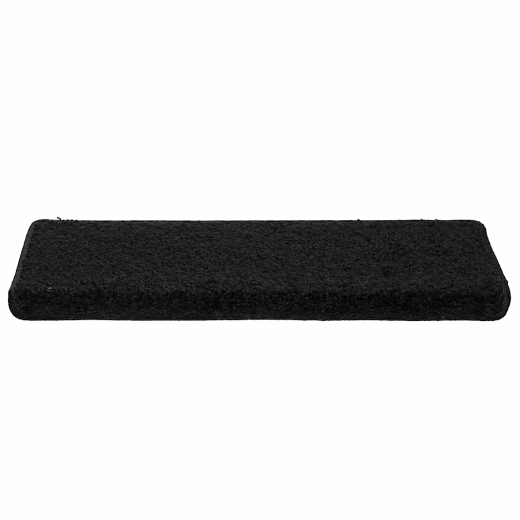 vidaXL Covorașe pentru scări, 30 buc., 65x21x4 cm, margini dreptunghiulare, negre vidaXL Covorașe pentru scări, 30 buc., 65x21x4 cm, margini dreptunghiulare, negre