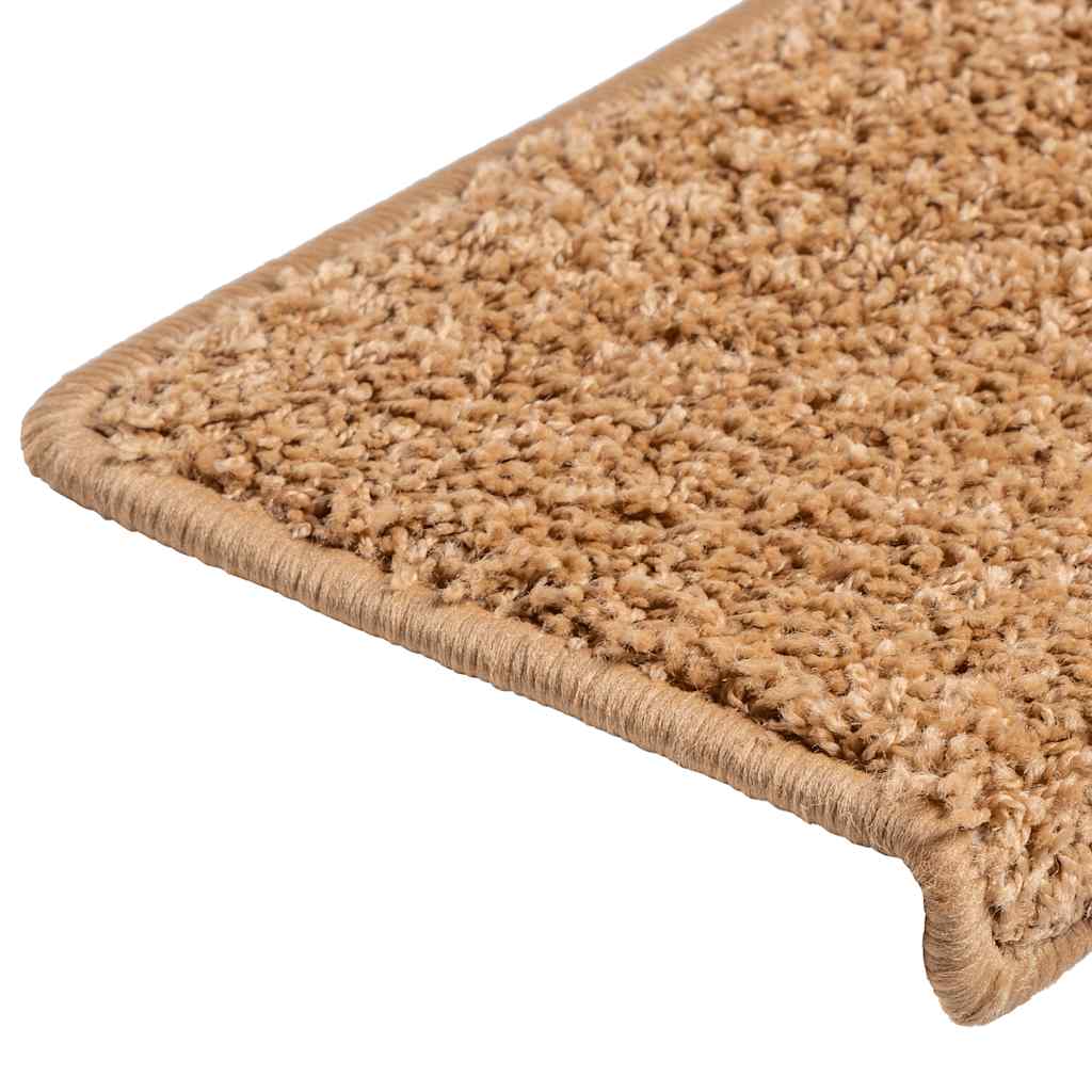 vidaXL Covorașe pentru scări, 30 buc., 65x21x4 cm, bej, cu margini dreptunghiulare vidaXL Covorașe pentru scări, 30 buc., 65x21x4 cm, bej, cu margini dreptunghiulare