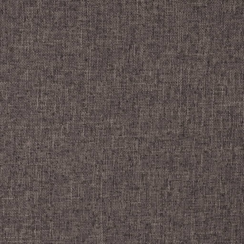 vidaXL Scaun de podea pivotant, gri taupe, material textil vidaXL Scaun de podea pivotant, gri taupe, material textil