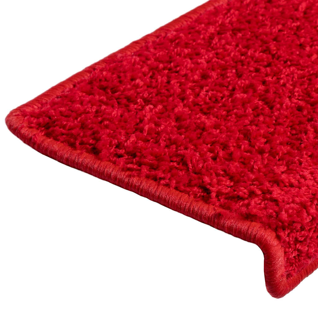 vidaXL Covorașe pentru scări, 30 buc., 65x21x4 cm, margini dreptunghiulare roșii vidaXL Covorașe pentru scări, 30 buc., 65x21x4 cm, margini dreptunghiulare roșii