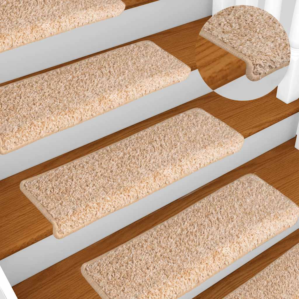 vidaXL Covorașe pentru scări, 30 buc., 65x21x4 cm, margini dreptunghiulare aurii vidaXL Covorașe pentru scări, 30 buc., 65x21x4 cm, margini dreptunghiulare aurii