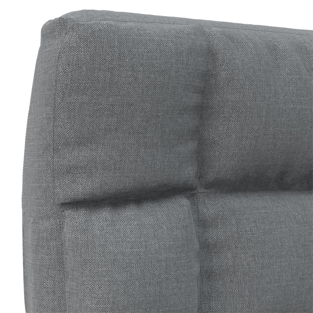 vidaXL Scaun de podea pliabil, gri deschis, material textil vidaXL Scaun de podea pliabil, gri deschis, material textil