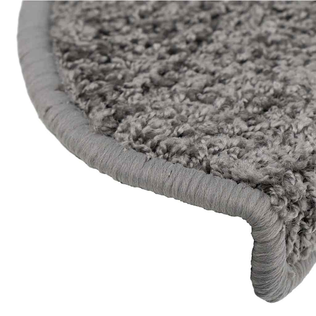 vidaXL Covorașe scară 20 buc gri 65x21x4 cm