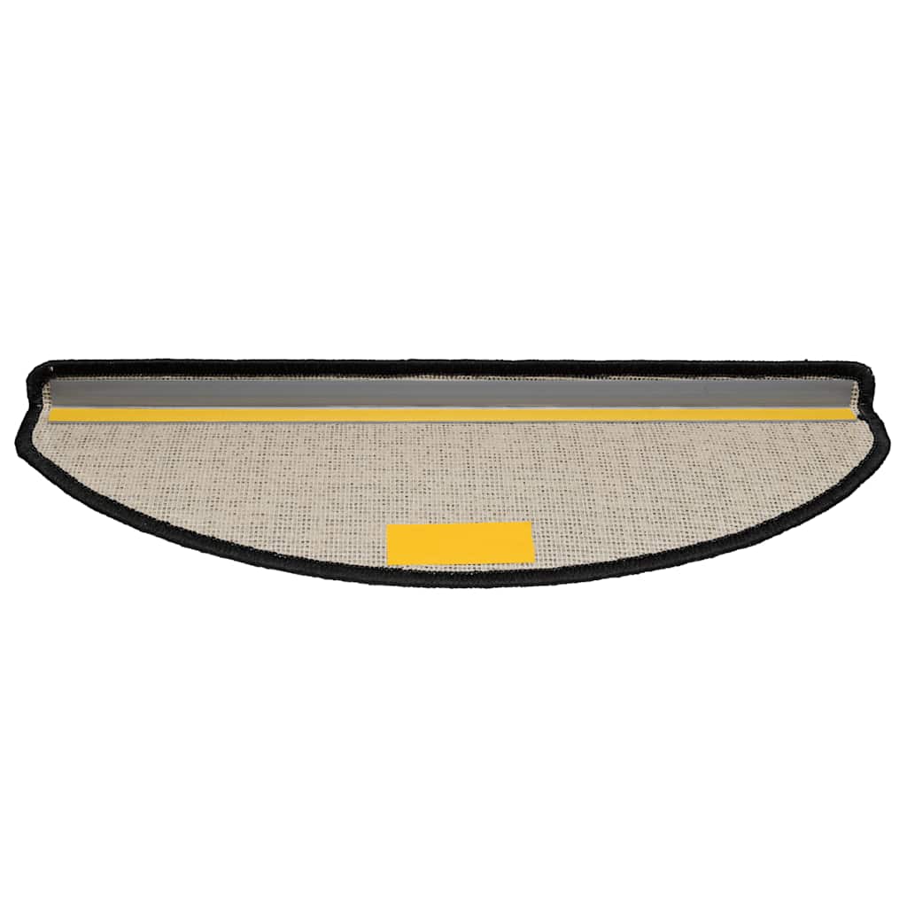 vidaXL Covorașe scară 20 buc Negru 65x21x4 cm
