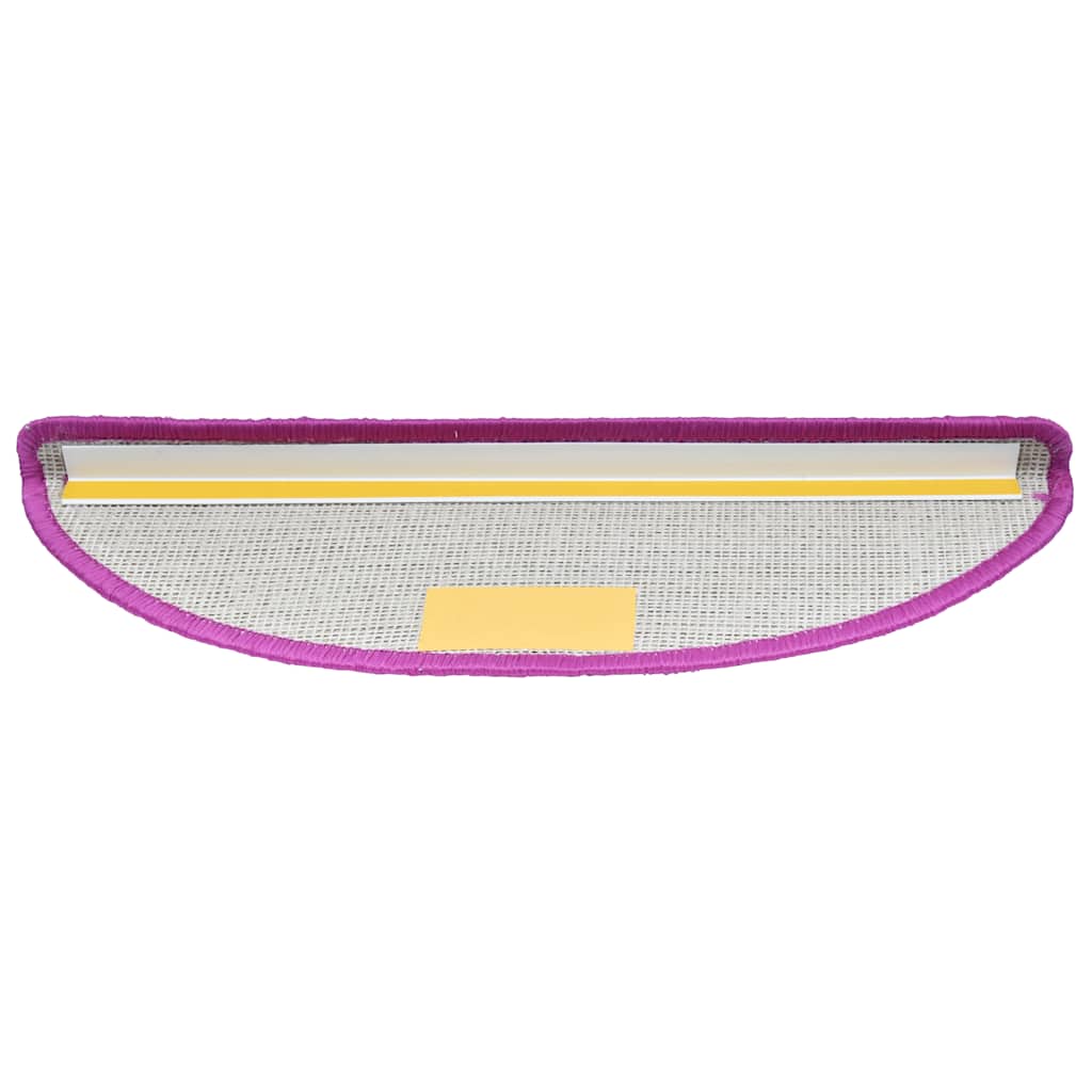 vidaXL Covorașe scară 20 buc Violet 65x21x4 cm