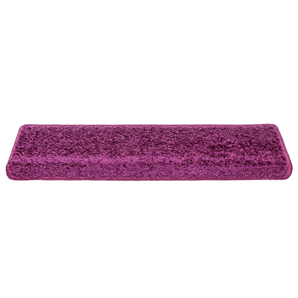 vidaXL Covorașe scară 20 buc 65x21x4 cm violet