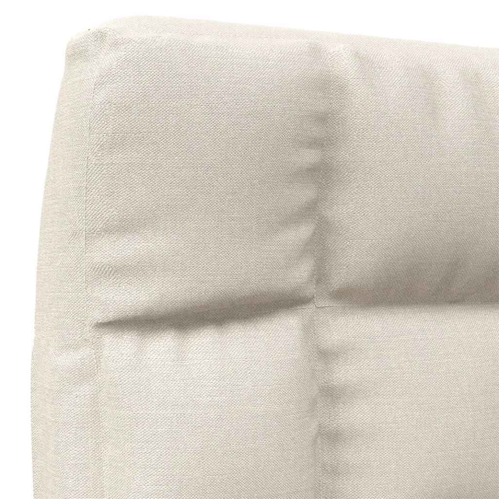vidaXL Scaun de podea pliabil, crem, material textil vidaXL Scaun de podea pliabil, crem, material textil