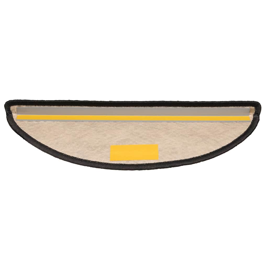 vidaXL Covorașe scări autoadezive 30 buc antracit 56x17x3 aspect sisal