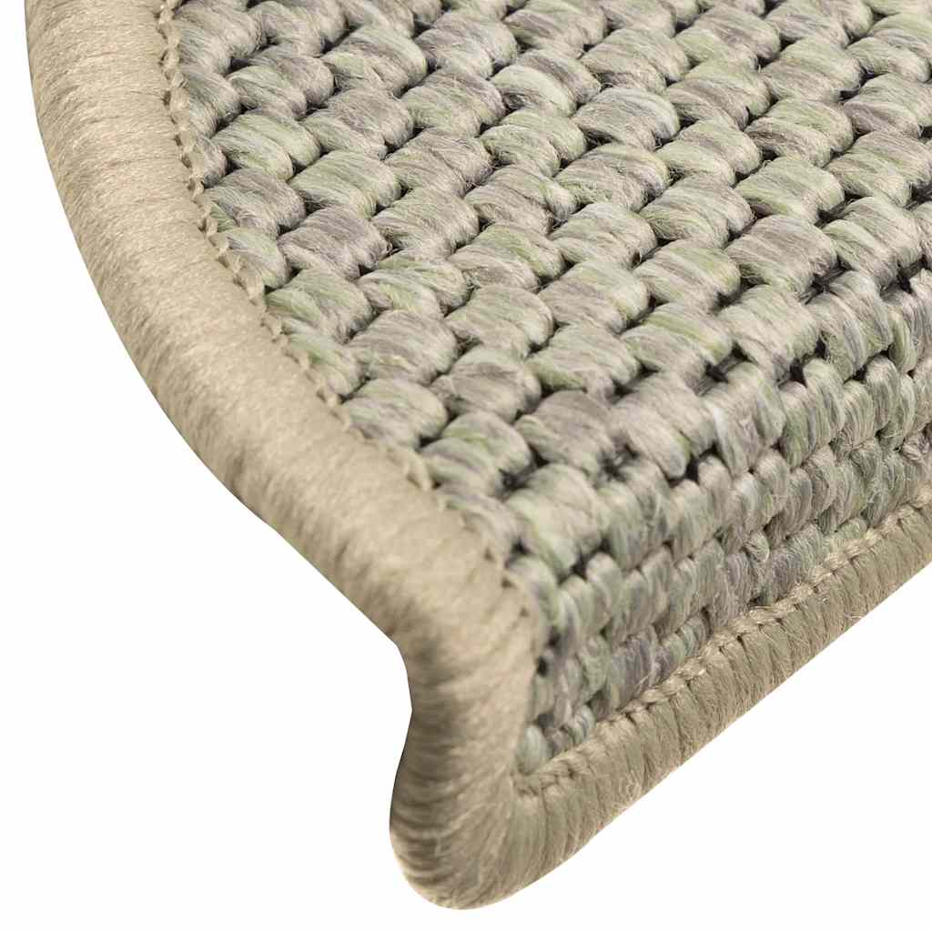 vidaXL Covorașe scări autoadezive 30 buc. verde 56x17x3cm aspect sisal vidaXL Covorașe scări autoadezive 30 buc. verde 56x17x3cm aspect sisal