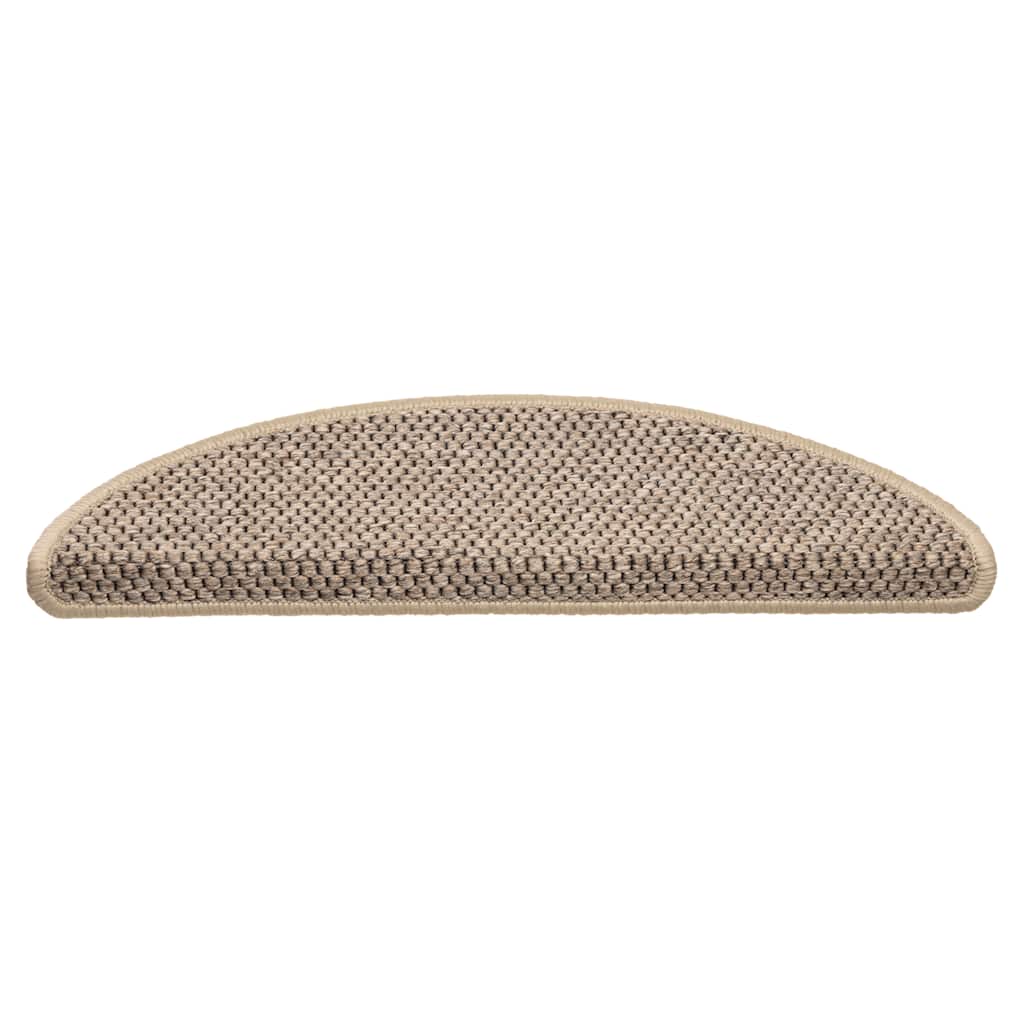 vidaXL Covorașe scară autoadezive aspect sisal 30 buc. Bej închis vidaXL Covorașe scară autoadezive aspect sisal 30 buc. Bej închis
