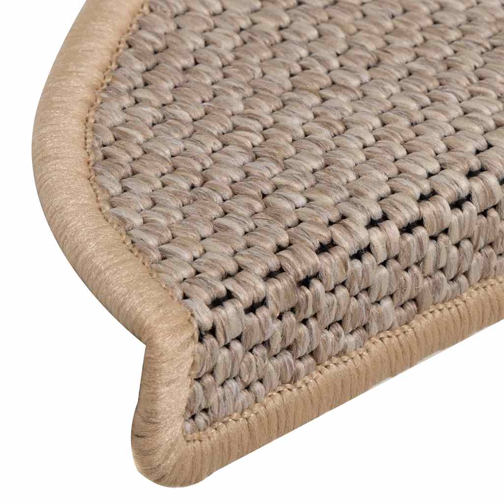 vidaXL Covorașe de scară autoadezive aspect sisal 30 buc. Bej deschis vidaXL Covorașe de scară autoadezive aspect sisal 30 buc. Bej deschis