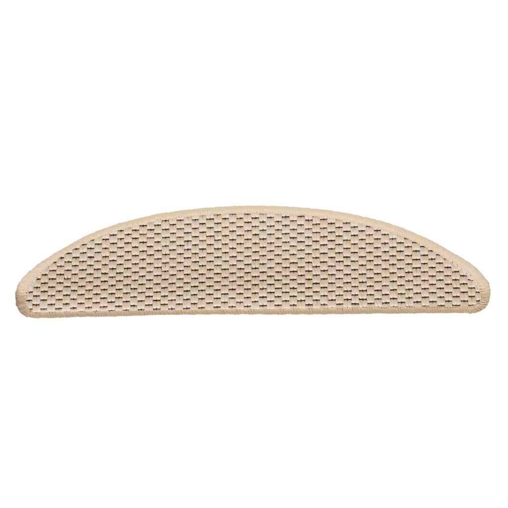 vidaXL Covorașe de scară autoadezive aspect sisal 30 buc. berber vidaXL Covorașe de scară autoadezive aspect sisal 30 buc. berber