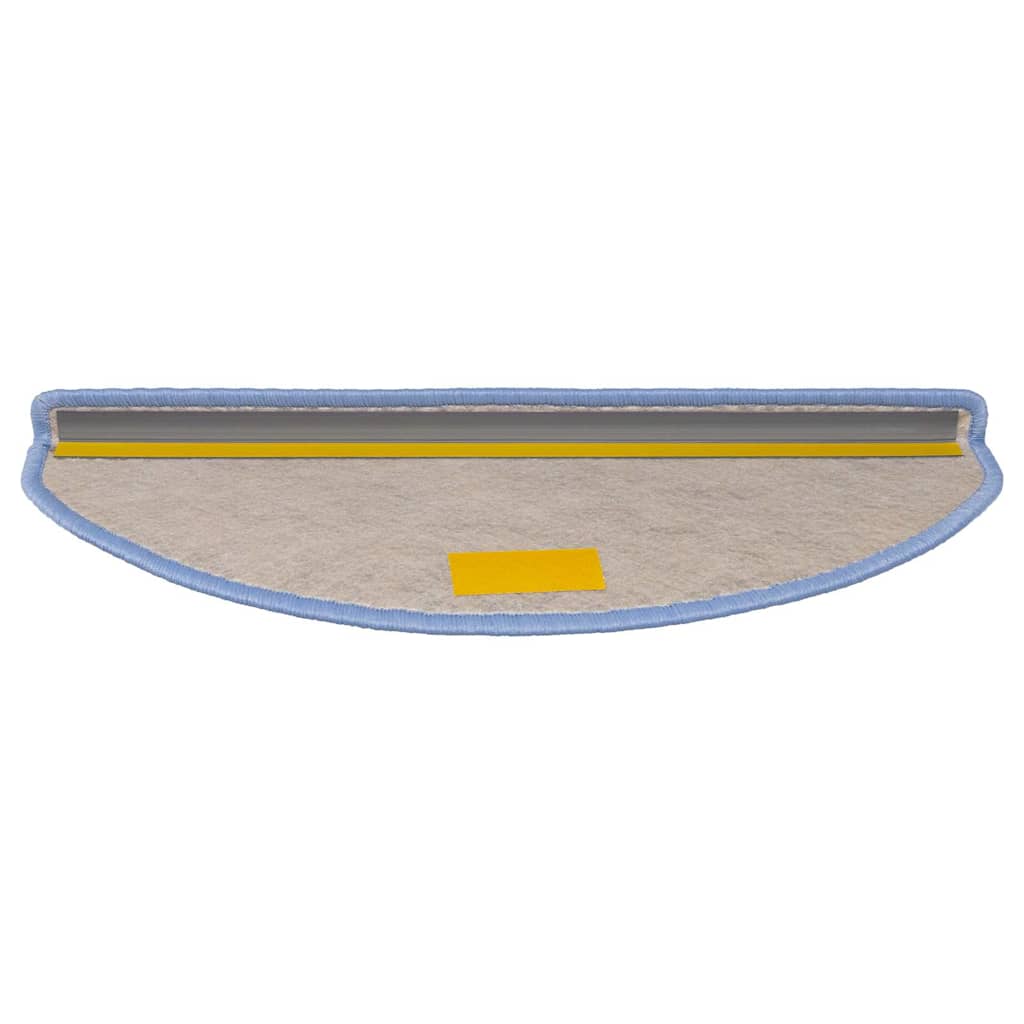 vidaXL Covorașe scări autoadezive, 30 buc. albastru 65x21x4 cm, sisal