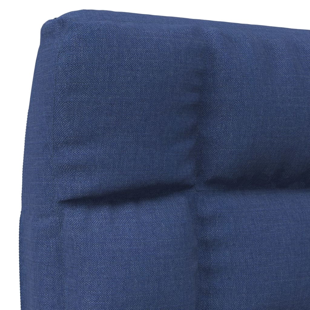 vidaXL Scaun de podea pliabil, albastru, material textil vidaXL Scaun de podea pliabil, albastru, material textil