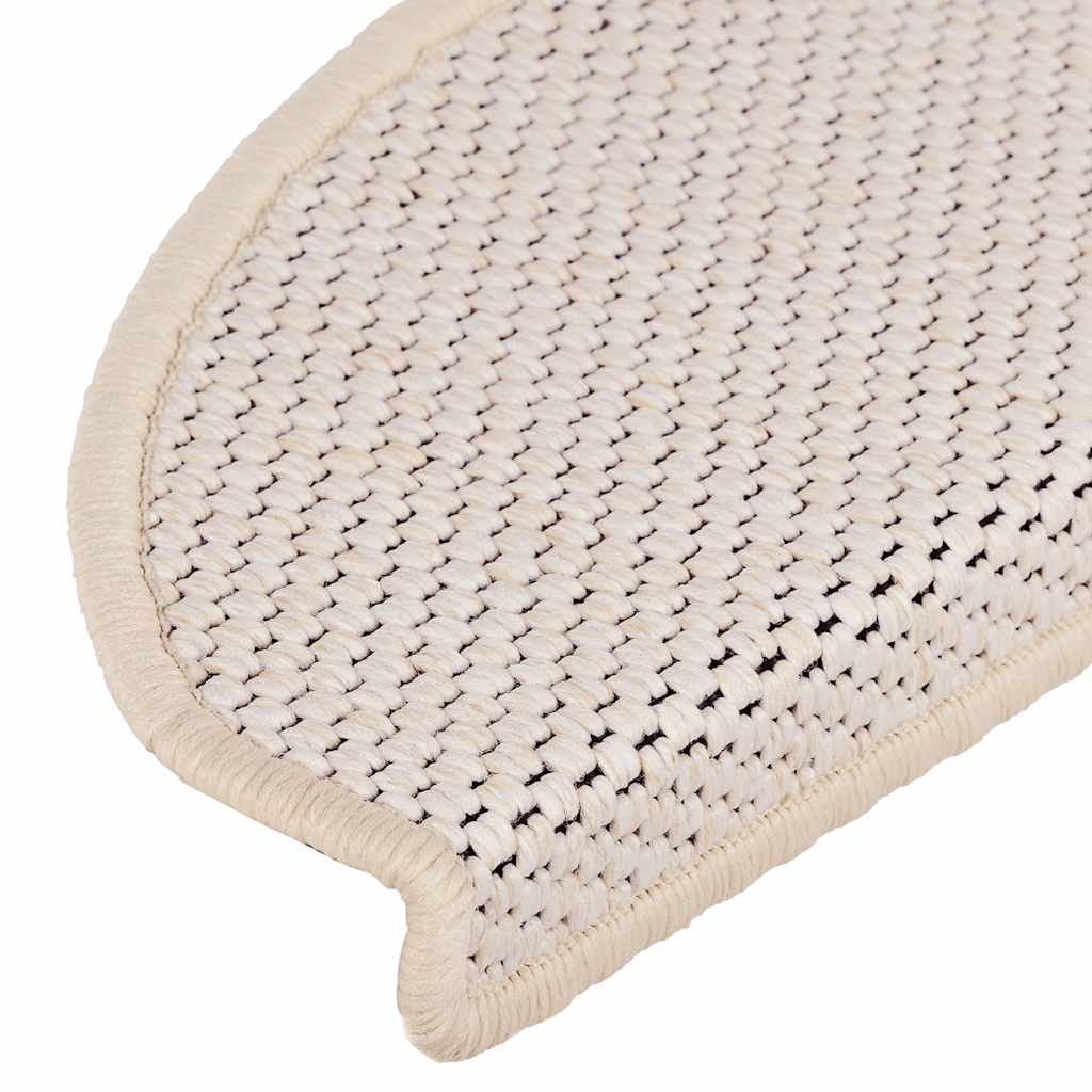 vidaXL Covorașe scară autoadezive aspect sisal 30 buc 65x21x4cm Berber